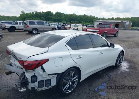 2021 Infiniti Q50 Signature Edition Awd из США, поврежденный, VIN JN1EV7CR1MM754603